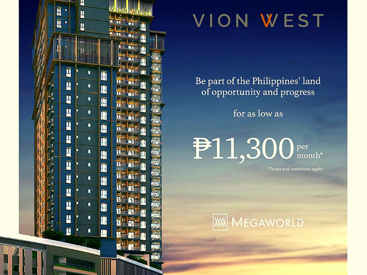 24.50SQM. Studio Unit Newly Launched Condominium|Vion West Megaworld
