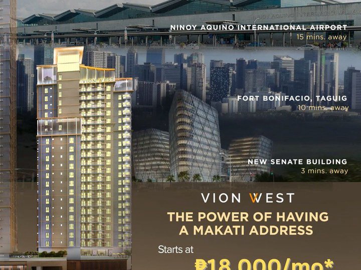 The Power of Having Makati Address - Studio unit from Vion West