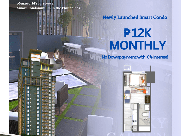 24.5SQM Studio First Ever Smart Condominium Makati|Vion West Megaworld