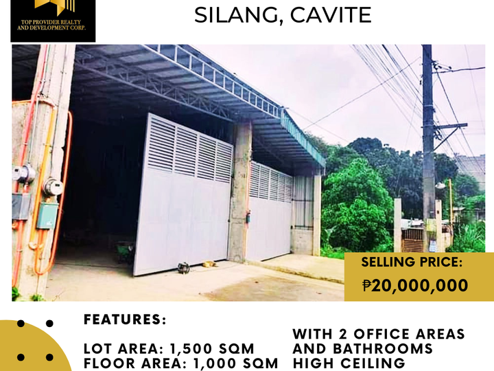 SACRIFICE SALE Warehouse in Silang Cavite