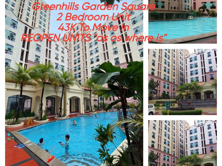 Greenhills Garden Square Reopen Unit 43K To move Rent To Own