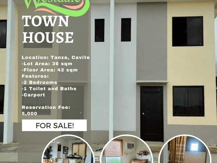 2BR Westdale Villas Townhouse For Sale in Naic Cavite