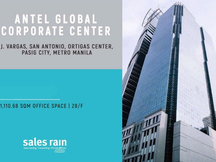Office For Sale in Antel Global Corporate Office Ortigas Quezon City / QC Metro Manila