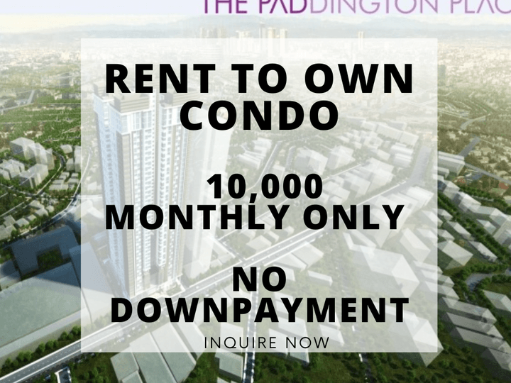 Pre-selling 1br 2BR MAKATI RENT TO OWN No DP Mrt The Paddington Place