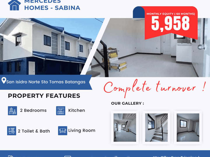 Complete turn over 2bedroom townhouse