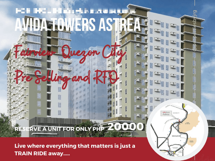 Junior 1 Bedroom Condo Unit Avid Towers Astrea in Fairview Quezon City