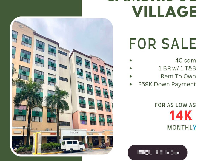 259K To Move In Cainta Rizal Condo For Sale 14K Monthly Rent To Own