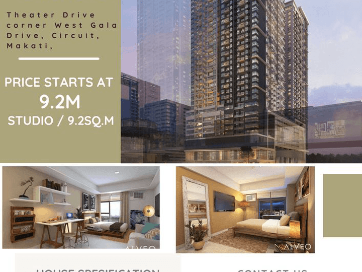 Pre-selling Studio Condominium Unit For Sale in Makati Metro Manila
