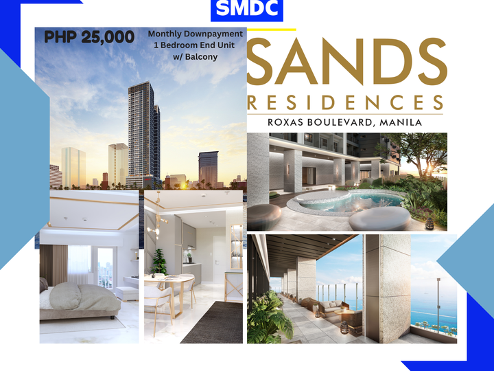 1BR End Unit in Sands Residences For Sale