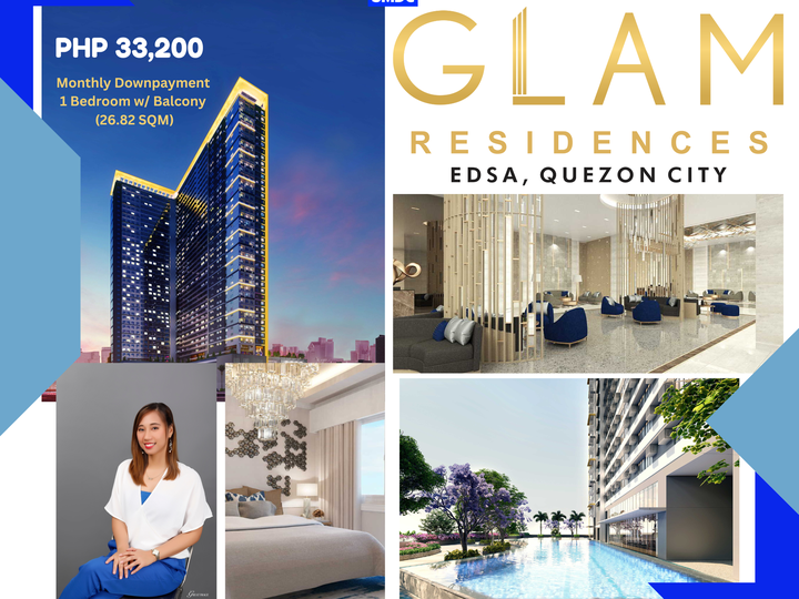 GLAM RESIDENCES 1BR with Balcony for Sale