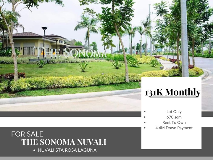 670 sqm Residential Lot For Sale in Nuvali Santa Rosa Laguna Beside St.Elena