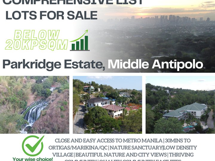 Parkridge Estate Middle Antipolo Lot for Sale