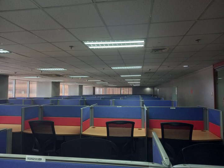 BPO Office Space Rent Lease 1200 sqm Fully Furnished Ortigas