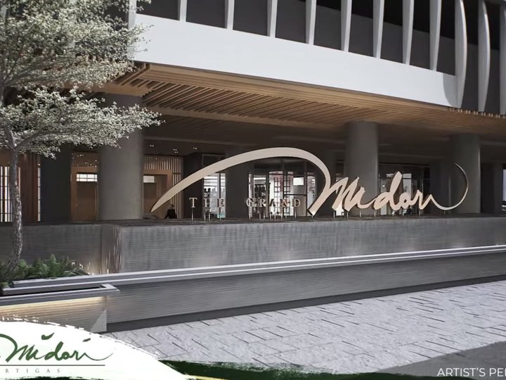 Stylish 35.5sqm Studio in The Grand Midori Ortigas Steps from SM Megamall and Podium