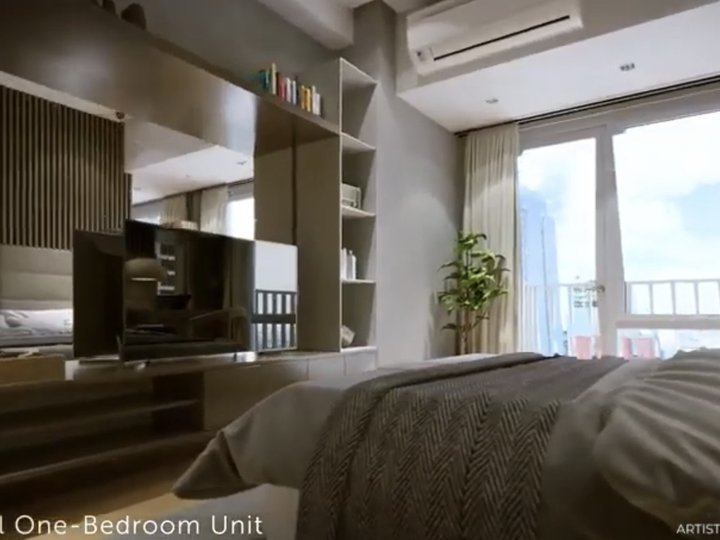 Highly Convenient 1-Bedroom Unit Walking Distance to Malls, MRT, and Key Business Districts