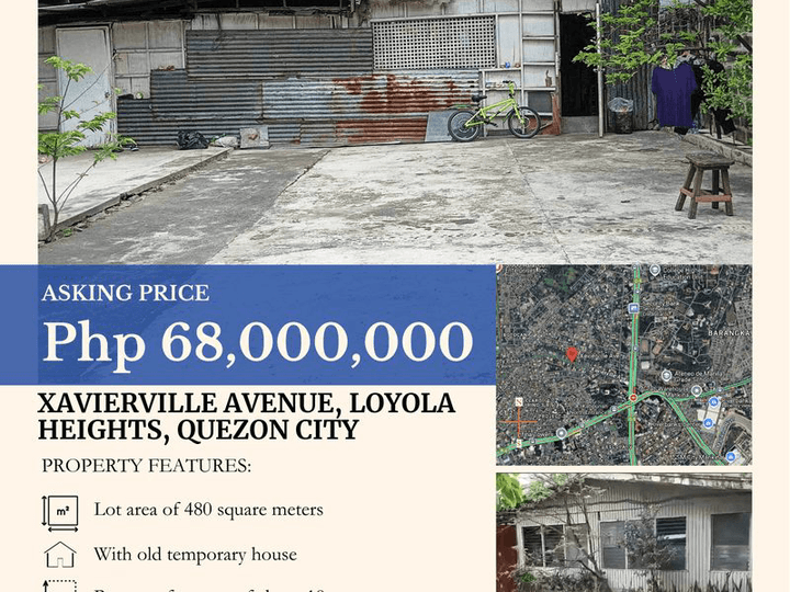 For Sale: Commercial Lot in Xavierville Avenue, Quezon City