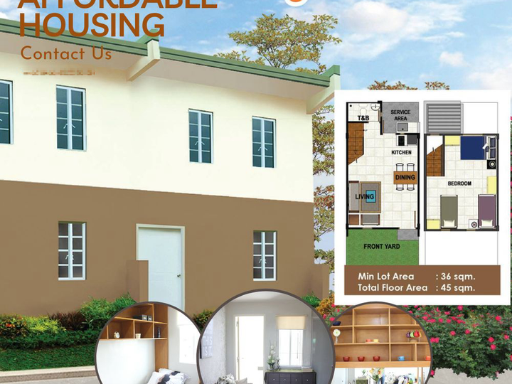 AFFORDABLE HOUSING For Sale in Lipa Batangas 7,700/MONTHLY