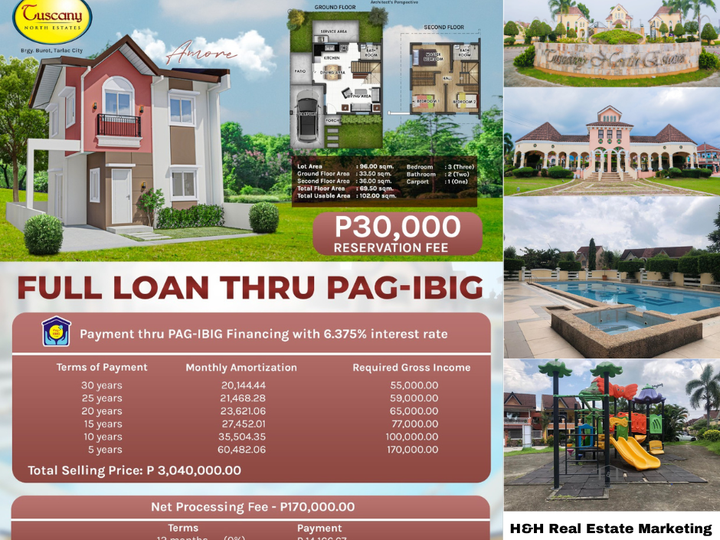 3-bedroom Single Attached House For Sale in Tarlac City Tarlac