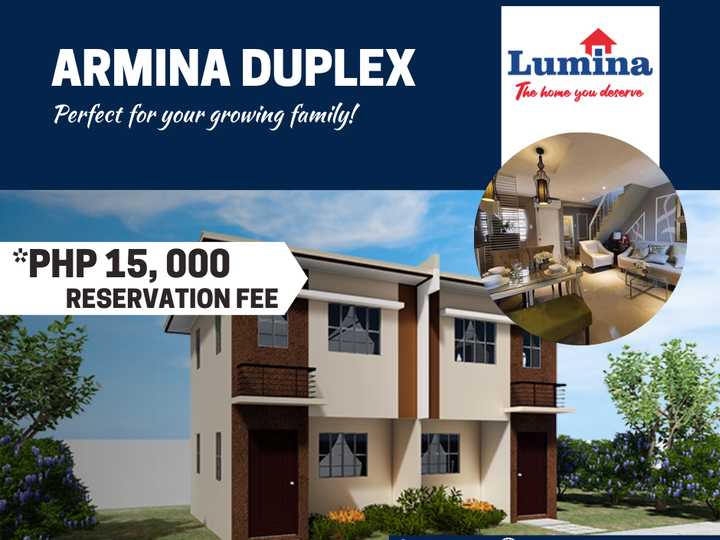 Lumina Armina 3-bedroom Duplex / Twin House For Sale in Tanza Cavite