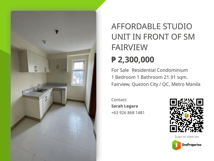 PRESELLING CONDO IN FRONT OF SM FAIRVIEW OFW Guide Buying Property