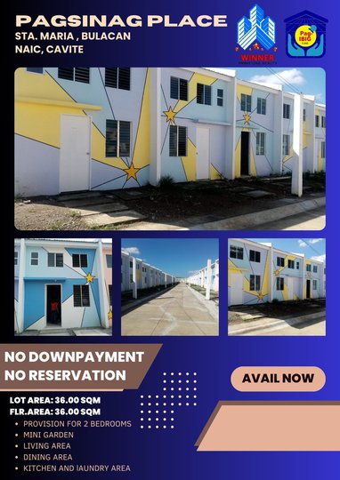 Up and Down Townhouse No Down Payment Thru Pag-ibig Only [Houses